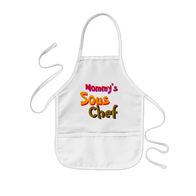 Mummy's Sous Chef Kids Apron (Front)