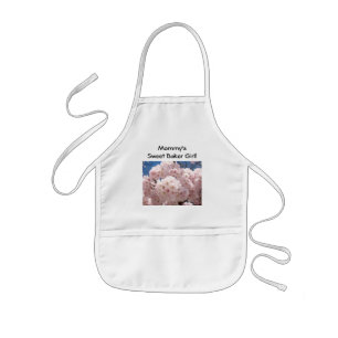 Mummy's Sweet Baker Girl! Kids apron Floral Child