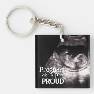 Mummy's Ultrasound proud mother typography Key Ring