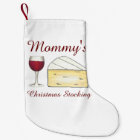 Mummy's Wine Glass Brie Cheese Christmas Red Wine