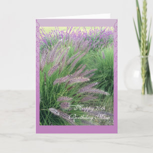 Mum's 70th birthday card