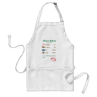 Mum's Bakery Menu Apron