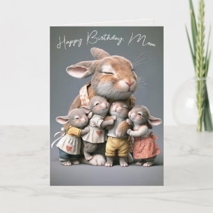 Mum's Birthday Bunnies Card