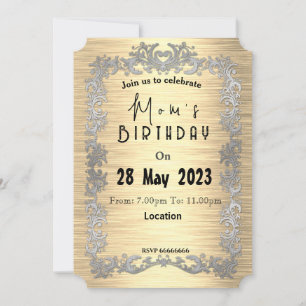Mum's birthday Invitation