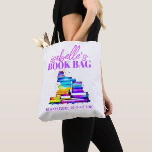 Mum's Birthday Reading Book Lover's Personalised Tote Bag