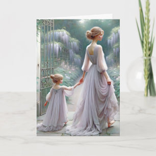 Mum's Birthday Wisteria Garden Card