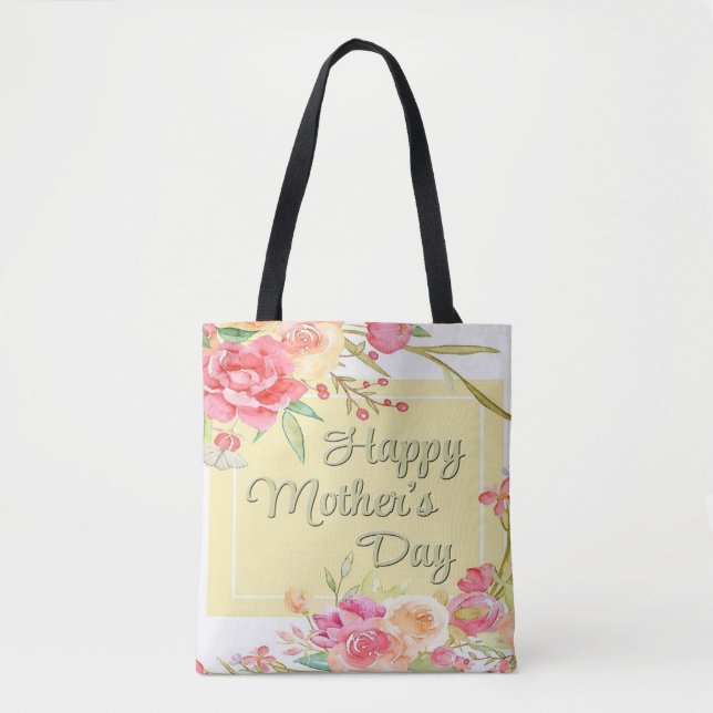 Mum's Blooming Garden: Happy Mother's Day Tote (Front)
