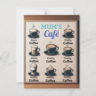 Mum's Cafe Postcard