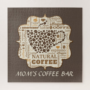 Mum's coffee bar decor jigsaw puzzle