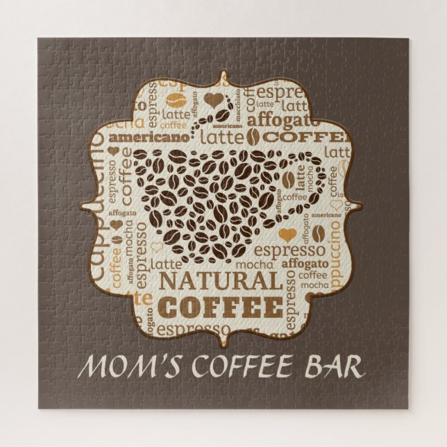 Mum's coffee bar decor jigsaw puzzle (Vertical)
