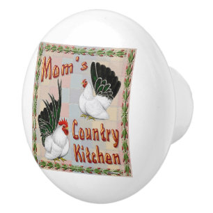 Mum's Country Kitchen Ceramic Knob