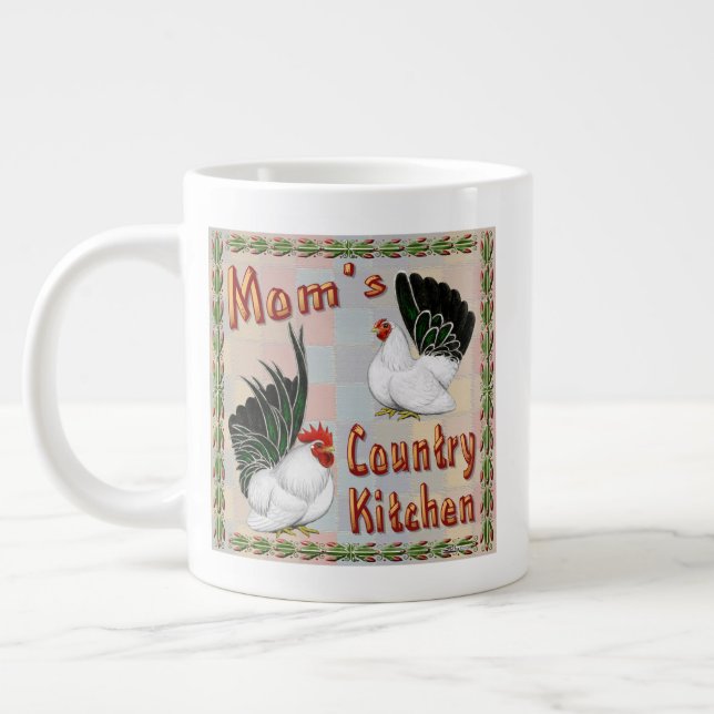 Mum's Country Kitchen Large Coffee Mug (Left)