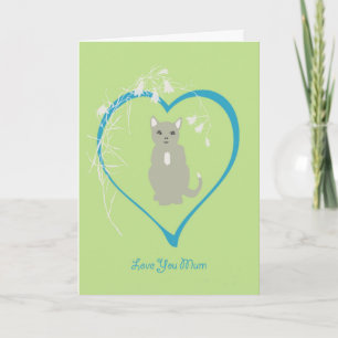 Mum's Day Card from Cat