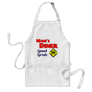 Mum's Diner Good Grub Retro Restaurant Standard Apron