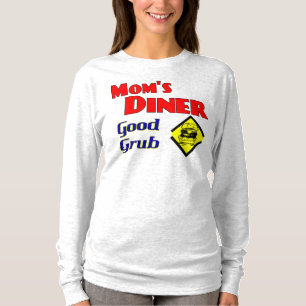 Mum's Diner Good Grub Retro Restaurant T-Shirt