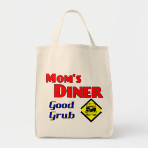 Mum's Diner Good Grub Retro Restaurant Tote Bag