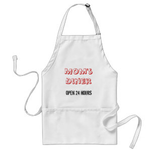Mum's Diner, OPEN 24 HOURS Standard Apron