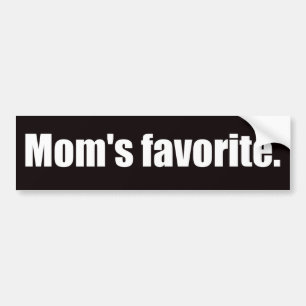 Mum's Favourite Bumper Sticker
