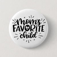 Mum's Favourite Child, hand lettered