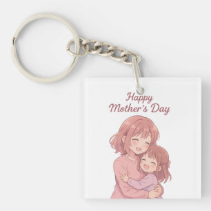 Mum's Favourite Colour Mother's Day Card Key Ring