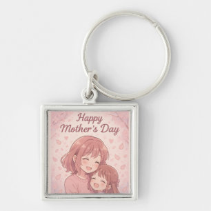Mum's Favourite Colour Mother's Day Card Key Ring