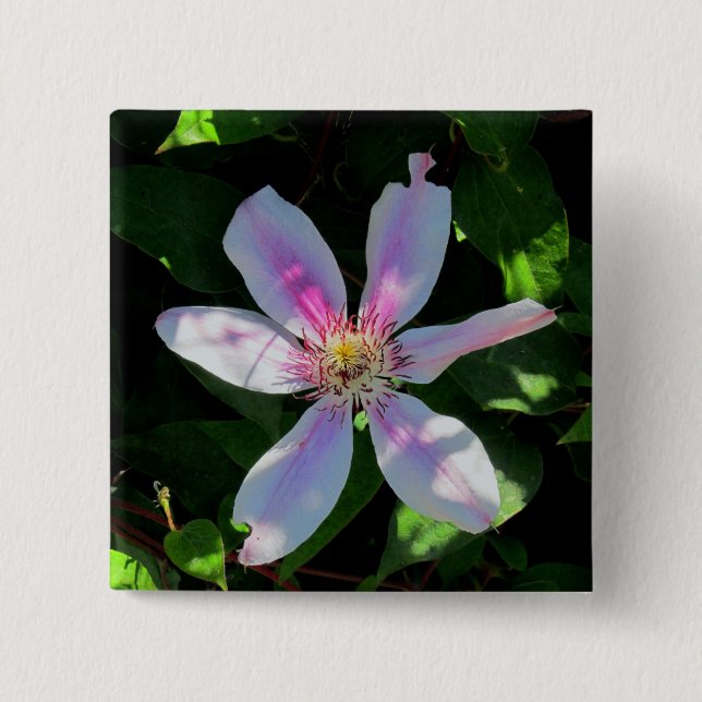 Mum's Flower Garden 15 Cm Square Badge (Front)