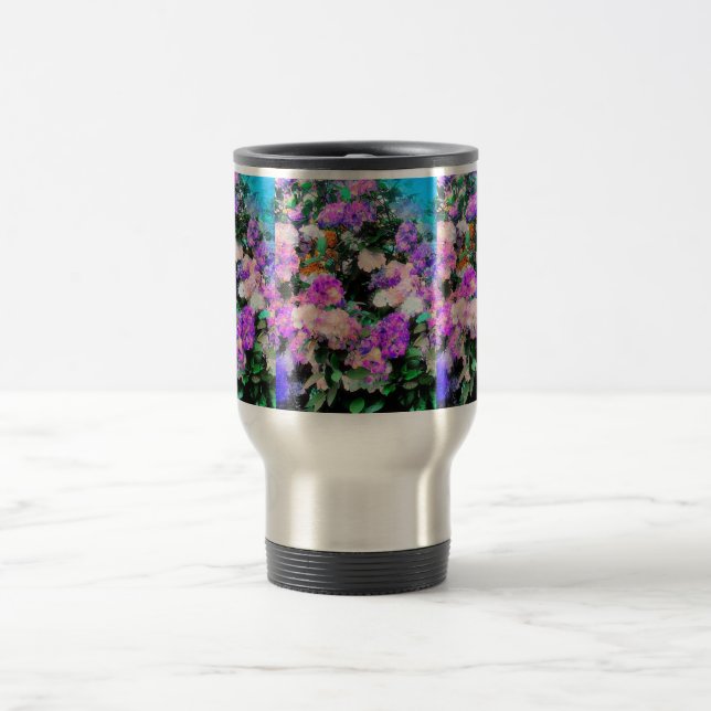 Mum's Flower Garden Travel Mug (Center)