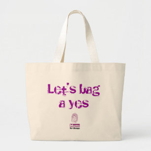 Mums for change tote bag.