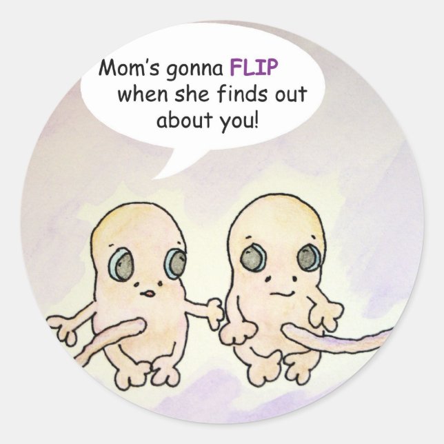 Mum's Gonna Flip Twin Stickers (Front)
