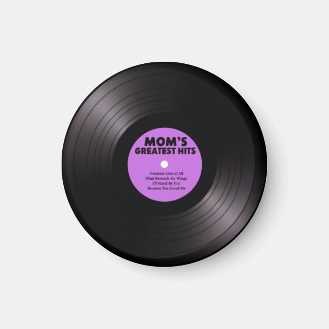 Mum's Greatest Hits Magnet (Front)