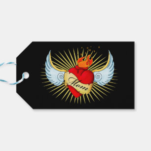 Mum's Heart Gift Tags