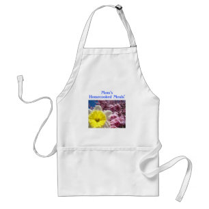 Mum's Homecooked Meals! apron Daffodil Flowers