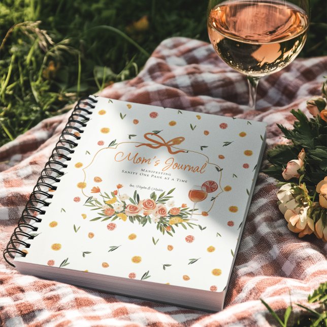 Mum's Journal | Personalised Citrus Floral (Creator Uploaded)