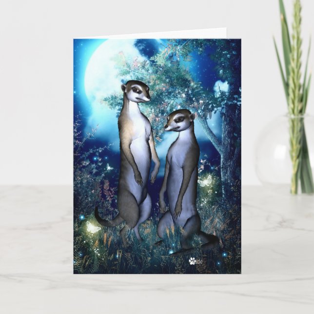 Mums Kats Greetings Card (Front)