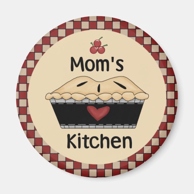 Mum's Kitchen Fridge Magnet (Front)