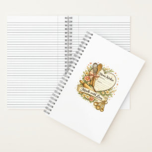 Mum's Kitchen Made with Love Recipe Notebook