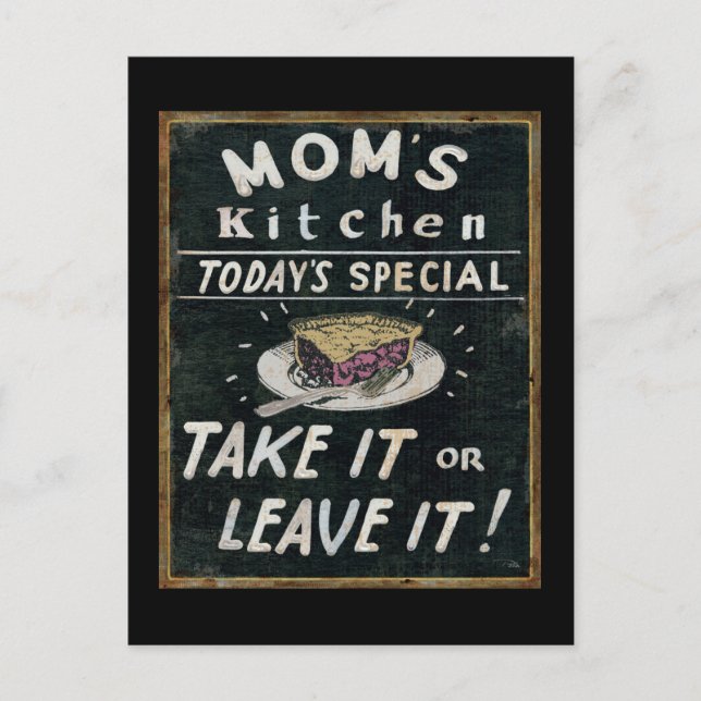 Mum's Kitchen Postcard (Front)