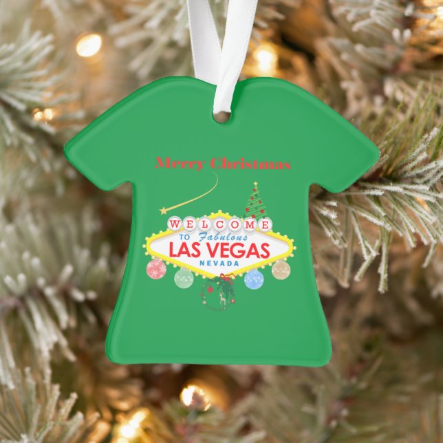 Mum's Las Vegas Ugly Christmas Sweater Ornament (Tree)