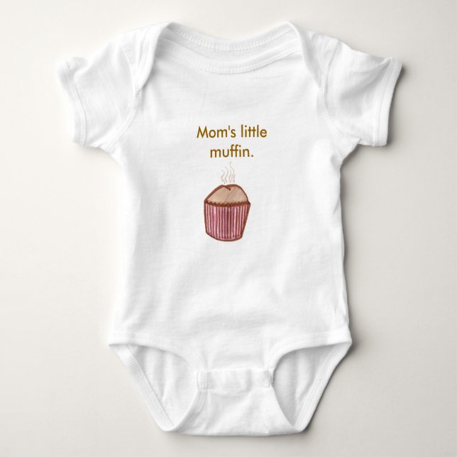 Mum's little muffin. baby bodysuit (Front)