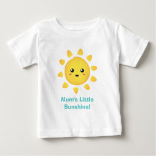 Mum's Little Sunshine of Happiness Baby T-Shirt