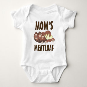 Mum's Meatloaf Diner Food Gravy Mashed Potatoes Baby Bodysuit
