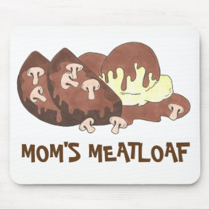Mum's Meatloaf Mashed Potatoes Gravy Food Foodie Mouse Mat