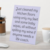 Mum's Pedestal Desk Sign