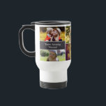 Mum's Personalised Photo collage Christmas Travel Mug<br><div class="desc">As a mother I really enjoy receiving personalised gifts from my family. Something with our treasured photos and even our children's art work is treasured even more. I designed this mug to allow you to customise it too for mum. Replace all 6 photos and the words "You're amazing mummy" and...</div>