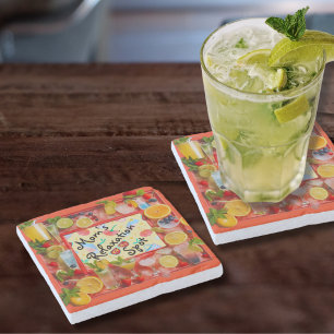 "Mum's Relaxtion Spot" Marble Stone Coaster