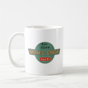 Mum's Retro Diner Drinkware Coffee Mug
