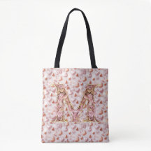  Mum's Rose Hearts Large Shoulder Tote