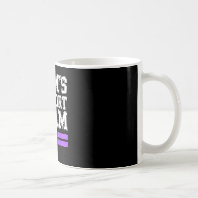 Mum's support team family lupus awareness sle coffee mug (Right)