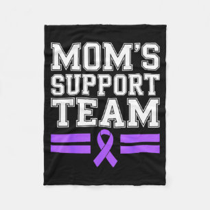 Mum's support team family lupus awareness sle fleece blanket