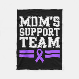 Mum's support team family lupus awareness sle fleece blanket